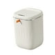 thumbnail image 4 of Cubo de basura automático, botes de basura para baño con tapas, inodoro que ahorra espacio, cubo de basura eléctrico para sala de estar, cocina y baño 22L blanca de leche mayimx bote de basura de cocina, 4 of 9