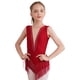 thumbnail image 4 of Niños Niñas Gimnasia Rítmica figura artística patinaje mono Ballet danza brillante borla de diamantes de imitación leotardo con flecos mono, 4 of 5