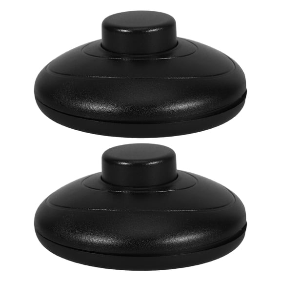 STRANDCHIC Step-On Floor Lamp , Easy Push Button Control, Plastic, 2-Pack