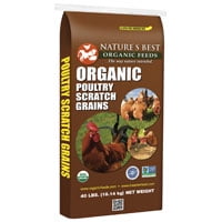 Nature's Best Organic Feeds 4BM0991 Organic Poultry Scratch Grain, 40 lb