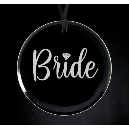 Crystal Glass Circle Ornament Keepsake Gift Bride Crystal Glass Circle Ornament Keepsake Gift Bride