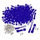 thumbnail image 5 of Kit de reparación de cremalleras de 200 piezas, versátil, con deslizadores y tiradores desmontables. Piezas de repuesto. Azul brillante, 5 of 9
