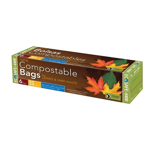 EcoSafe6400 Compostable Trash Bag