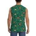 thumbnail image 4 of JUNZAN Cartoon Air Transportation Men's Sleeveless T Shirts,Sleeveless Muscle Shirts,Sizes S-3XL, 4 of 8