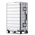thumbnail image 1 of Nuevo Equipaje de viaje totalmente de aluminio, maleta con ruedas a la moda de alta gama, bloqueo de contraseña ultra silencioso, caja de embarque de 20 pulgadas, equipaje de tendencia, 1 of 4