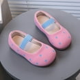 thumbnail image 4 of Mepaouo Toddler Girls Dress Shoes Little Kids Mary Janes Suede Slip on Ballet Flats for Wedding Party, 4 of 7