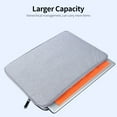 thumbnail image 4 of Portable Tablet Bag 8 Inch Waterproof Nylon Tablet Protective Case Multifunctional Business Casual Briefcase Black, 4 of 7