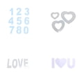 thumbnail image 3 of 0-9 Letters Numbers LOVE Heart Shape Cake Cake Mold Sugarcraft Embossing Acrylic Mold Sugarcraft Decorating Stencil Fondant Mould, 3 of 8