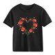 thumbnail image 1 of Blusas y camisas de manga corta con cuello redondo para niños y niñas, camisetas gráficas de manga corta, blusas con estampados bonitos para la temporada escolar., 1 of 9