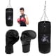 thumbnail image 1 of 50-150cm Guantes de boxeo y bolsas de boxeo - Gancho para colgar y cadenas para colgar Juego de cuatro piezas incluidas para adolescentes y adultos Negro 120 Macarena Guantes de sacos de arena, 1 of 8