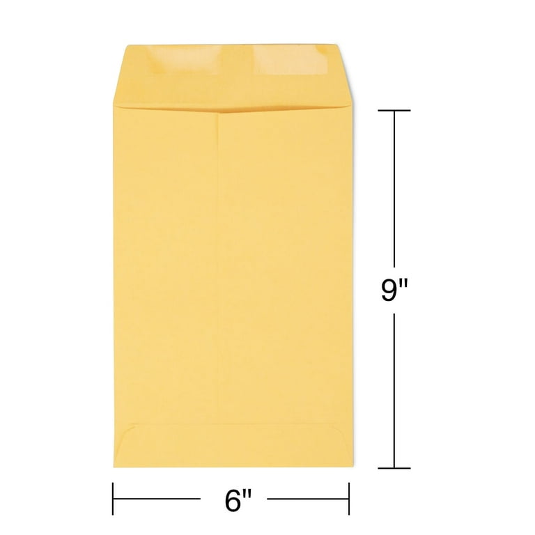 6X9 Catalog Envelopes - 28lb Brown Kraft - (6 x 9) - 500 PK