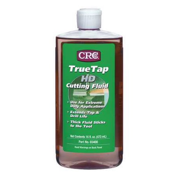 CRC 03400 16oz Truetap Cutting Fluid Heavy Duty Bottle,Amber , Brown
