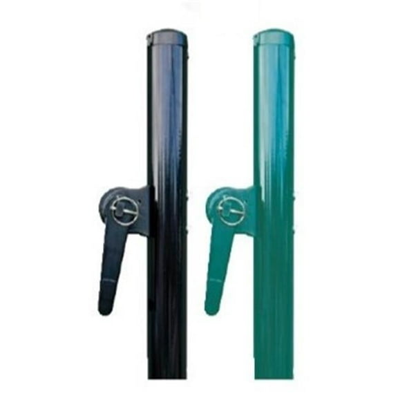 Jaypro Sports RTP-278BK 2.9 in. Tennis Posts - Black