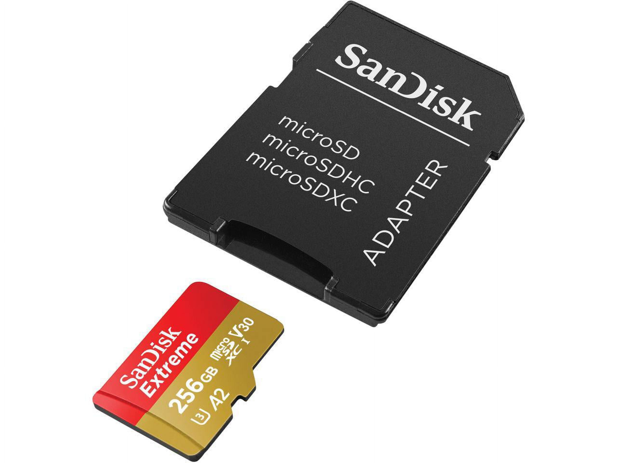 SanDisk High Speed 256GB Extreme microSDXC UHS-I Card