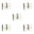 thumbnail image 3 of Monedero de cuero Qarigey Rectangular tres pliegues Color sólido, 3 of 6