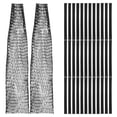 thumbnail image 1 of Shisuyan Rose Bud Cover Black 200Pcs 4.7In Flexible Sleeve, 1 of 8