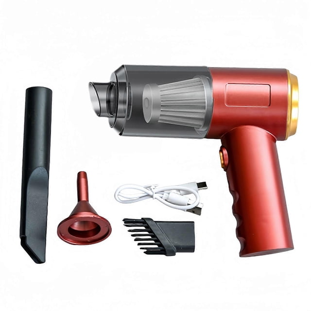 Handheld Car Vacuum Cleaner 100W Powerful Suction Small Car Vacuum Cleaner Powerful Dusts Buster With USB Portable Vacuum Cleaner Multiple Accessories_Perfect Gift