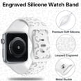 thumbnail image 5 of ANTSHARE Compatible with Apple Watch Band 38mm 40mm 41mm 42mm 44mm 45mm, Waterproof Cheetah Sport Silicone Strap Wristbands for iWatch Bands Series 11 10 9 8 7 6 5 4 3 2 1 SE3/2/1 Ultra3/2/1, 5 of 6