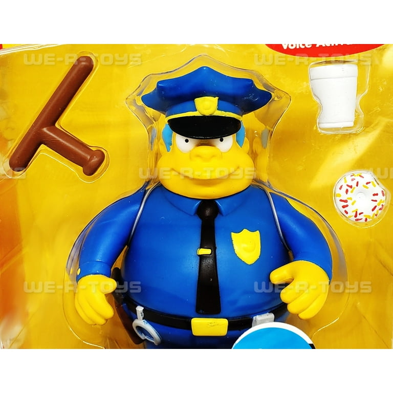The Simpsons チーフ・ウィグム フィギュア The Simpsons Wave 1 Chief Wiggum 2.5 Mini Figure Jakks