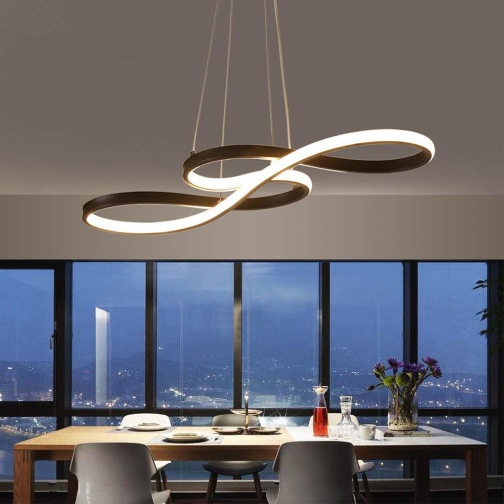 Modern Chandelier Circular LED Dimmable Chandelier LED Acrylic Pendant