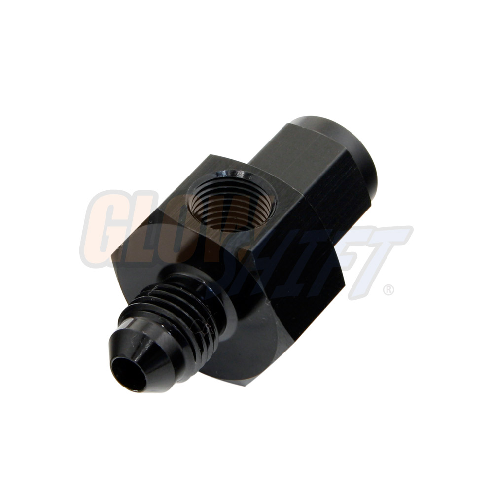 GlowShift 4 AN Male to 4 AN Female Fuel Pressure Sensor Thread