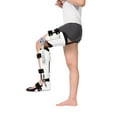 thumbnail image 7 of Adjustable Full Leg Brace for Post-Activity Support, Hinged Knee Ankle Foot Orthosis for Men and Women, Comfortable & Breathable Design, 7 of 7