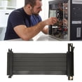 thumbnail image 4 of PCIE 4.0 X16 Riser Cable, High Speed Flexible 90 Degree Right Angle Port GPU Graphics Card Extension 60cmPCIE 60cm, 4 of 7