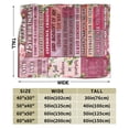 thumbnail image 3 of Wijzvio 75th Birthday Gifts Throw Blanket Soft Fuzzy Fleece Blanket For Couch Bed Living Room Decoration 80"X60", 3 of 9