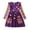 Purple, variant on JoyHoop Kids Girls Summer Casual Dresses Cotton Short Sleeve Crew Neck Dress 2-7 Years