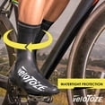 thumbnail image 3 of veloToze Tall Shoe Cover 2.0 - Covers Road Cycling Shoes - Water-Proof Windproof Overshoes for Bike Rides in Spring Fall Winter Rainy Cold Weather - Bright Colors Make Road Biking Trips Safer, 3 of 4