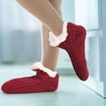 thumbnail image 5 of Deago Women's Slipper Socks with Grippers Non Slip Winter Thick Warm Fuzzy Socks Cozy House Slippers Christmas Gifts, 5 of 9