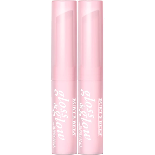 Brillo de labios Burt's Bees Gloss and Glow Glossy Balm Wine, 1 tubo
