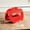 Red-RD-clearacne, variant on ufeghfjh Shaped Kitchen Countertop Storage Rack, Pot Lid & Cutting Board Holder with Gravity Clamp, 18.2x13.1x11.6 cm (7.2x5.2x4.6 in), Ventilation & Drainage Design, Red/White