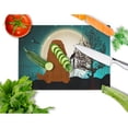 thumbnail image 2 of Caroline's Treasures Halloween Scary Caucasian Shepherd Dog Glass Cutting Board Large, 2 of 2