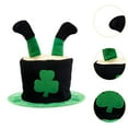 thumbnail image 6 of yotijay ST Patrick's Day Hat Men Women Decor Headwear Green Top Hat for Holiday Carnival, 6 of 9
