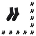 thumbnail image 3 of Guardurnaity 1 par de calcetines antideslizantes de algodón para otoño e invierno para hombre, calcetería portátil, calzado elástico y Negro 10piezas, 3 of 6