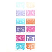 Angle View: colorful celebrations book of 20 usps forever postage stamps papel picado (pierced paper) mexico