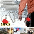 thumbnail image 3 of Small Carabiner Clip Hooks, 25pcs 1.57 inch Carabiners Heavy Duty, 304 Stainless Steel Spring Snap Hook Fits Camping Hiking, Metal Clips for Rope Chain Keys Rings, 3 of 7