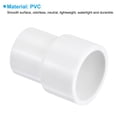 thumbnail image 4 of Uxcell ID Reducer Pipe Fitting Straight Adapter Connector, White 25mm to 20mm 10, 4 of 6