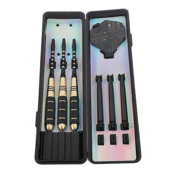 Professional Metal Darts Set with Iron and Aluminum Tip, Anti-Slip, with Carrying Case, for Beginners