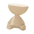 thumbnail image 4 of veasfak Small End Table Nordic Cute Coffee Table for Balcony Small Space Living Room Beige, 4 of 9
