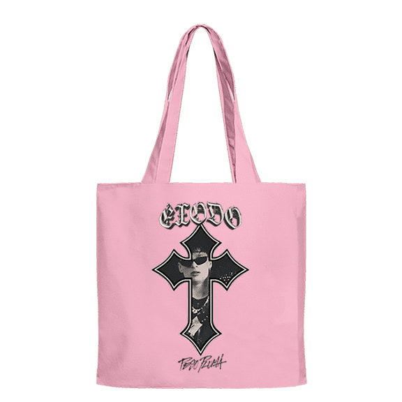 Peso Pluma Exodo Cross Canvas Bag Tour Logo Tote Women Men Fashion Casual HipHop Shoulder Bags