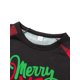 thumbnail image 4 of Pijamas Para La Familia Camiseta Con Estampado De Alce Y Letras NavideñAs A Juego Con Pantalones A Cuadros, 4 of 4