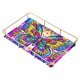 thumbnail image 1 of Bandeja 5D Con Mariposa en Forma Especial Acrílica Artesanal, 1 of 9