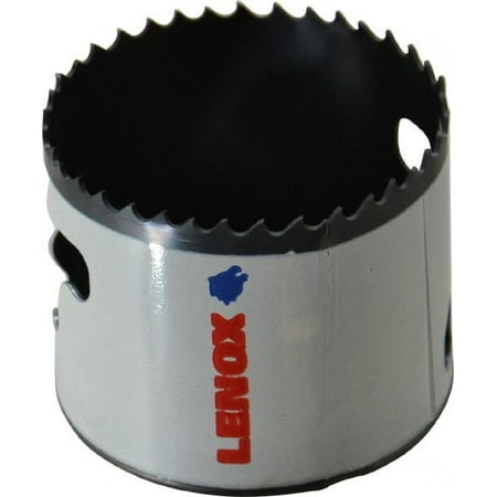 

Lenox 2-1/2 Diam 1-1/2 Cutting Depth Hole Saw Bi-Metal Saw Toothed Edge