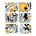 thumbnail image 6 of 6pcs Halloween Themed Wall Sticker Pumpkin Decoration Wall Decals Home Office Haunted House Decor, 6 of 10