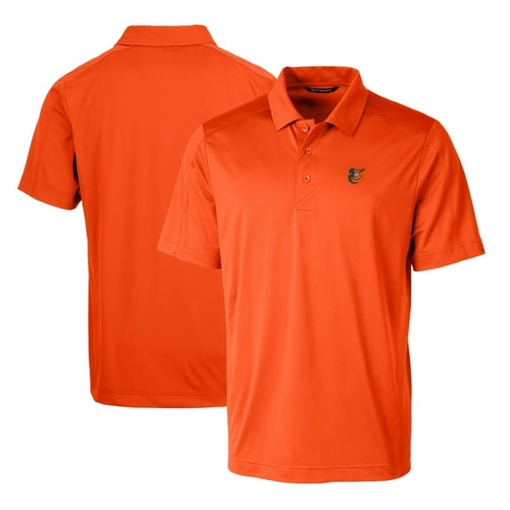 Men's Cutter & Buck Orange Baltimore Orioles Prospect Textured Stretch Polo