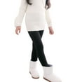 thumbnail image 3 of 2-12T Kids Girls Printed Stretch Winter Warm Fleeced Leggings Long Pants, 3 of 8