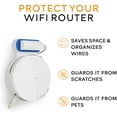 thumbnail image 5 of Bangcheer - Cable and Power Line Storage Boxes for WiFi Router, Easy-to-Install Deco Wall Mount Holder for Tp Link Deco M5, Blue of 3, 5 of 10