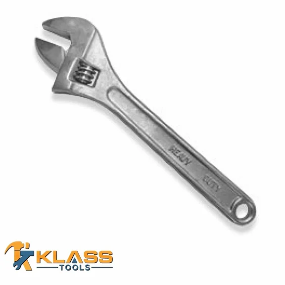4" Heavy Duty Adjustable Wrench By Klasstools